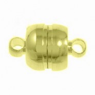 Metal magnetic clasp 11x7mm Gold